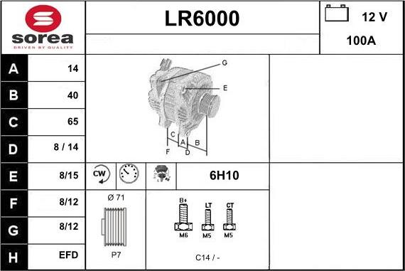 Sera LR6000 - Alternatore autozon.pro