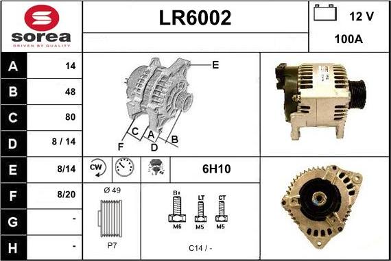 Sera LR6002 - Alternatore autozon.pro