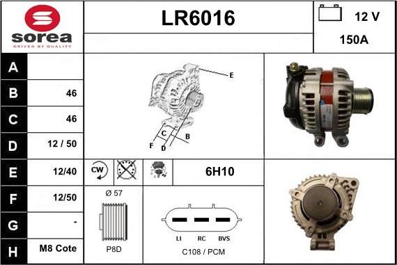 Sera LR6016 - Alternatore autozon.pro