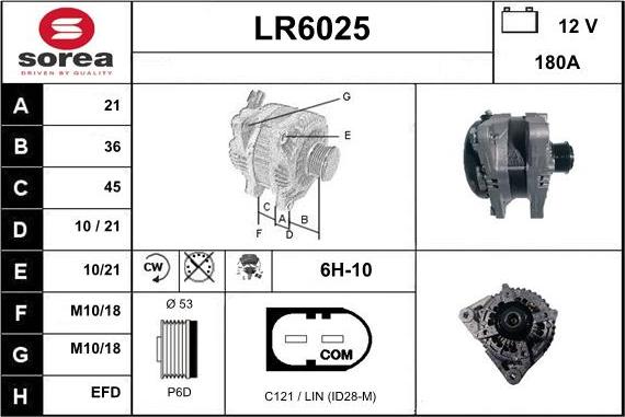 Sera LR6025 - Alternatore autozon.pro