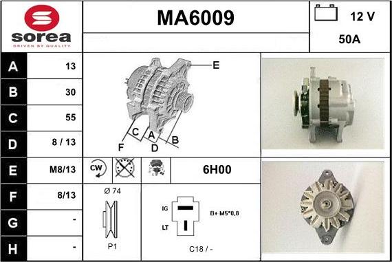 Sera MA6009 - Alternatore autozon.pro