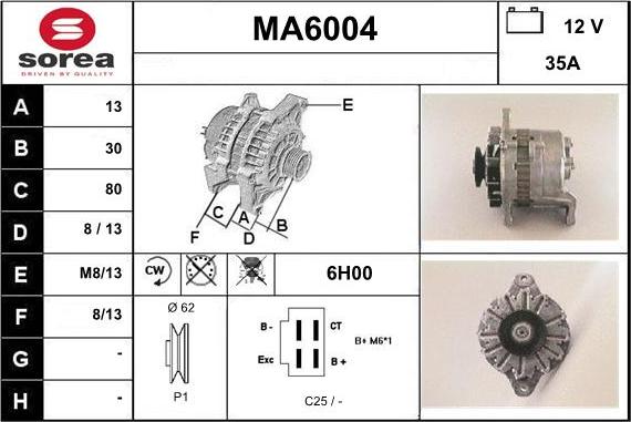 Sera MA6004 - Alternatore autozon.pro