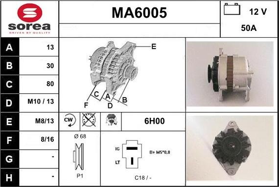 Sera MA6005 - Alternatore autozon.pro