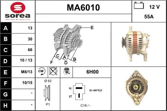 Sera MA6010 - Alternatore autozon.pro