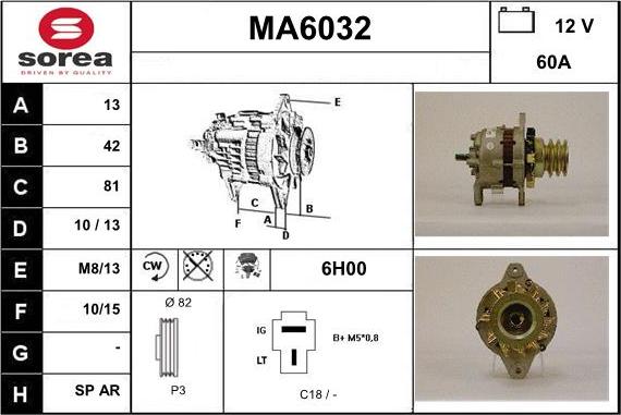 Sera MA6032 - Alternatore autozon.pro