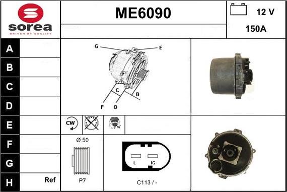 Sera ME6090 - Alternatore autozon.pro