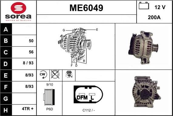 Sera ME6049 - Alternatore autozon.pro