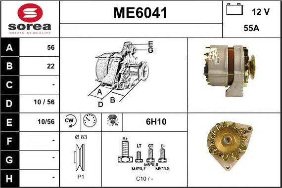 Sera ME6041 - Alternatore autozon.pro