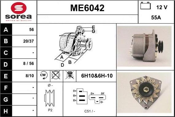 Sera ME6042 - Alternatore autozon.pro