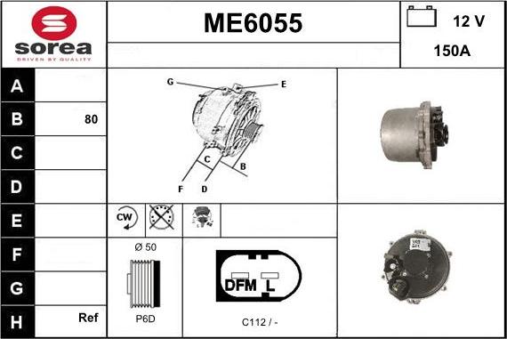 Sera ME6055 - Alternatore autozon.pro