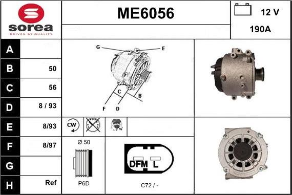 Sera ME6056 - Alternatore autozon.pro