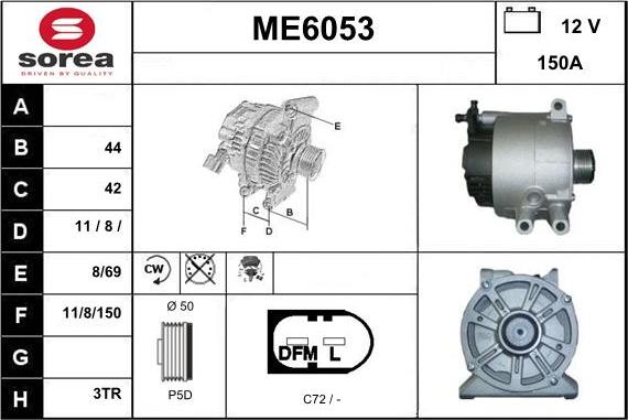 Sera ME6053 - Alternatore autozon.pro