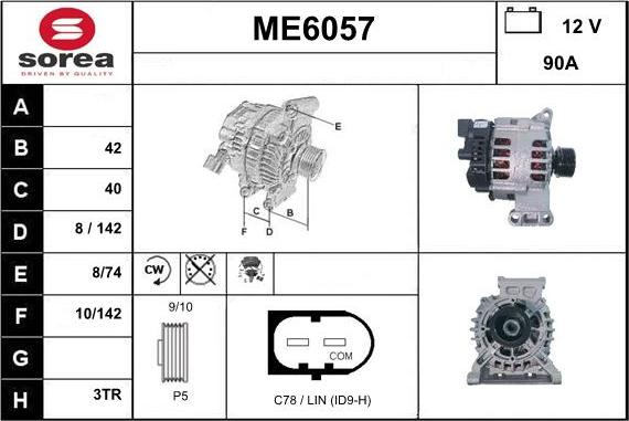 Sera ME6057 - Alternatore autozon.pro