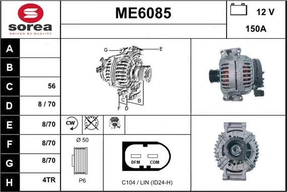 Sera ME6085 - Alternatore autozon.pro