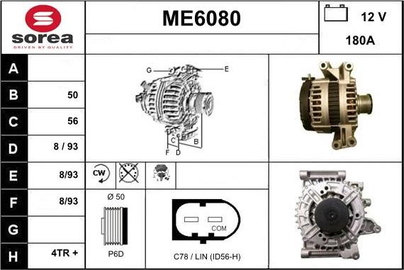 Sera ME6080 - Alternatore autozon.pro