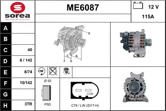 Sera ME6087 - Alternatore autozon.pro