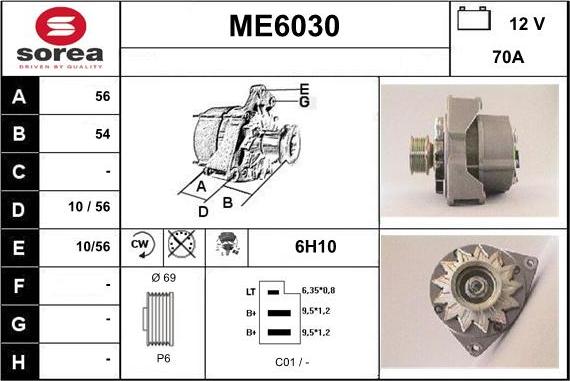 Sera ME6030 - Alternatore autozon.pro