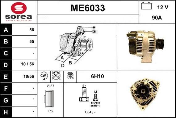 Sera ME6033 - Alternatore autozon.pro