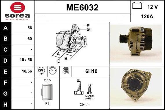 Sera ME6032 - Alternatore autozon.pro