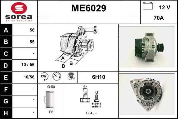 Sera ME6029 - Alternatore autozon.pro