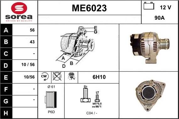 Sera ME6023 - Alternatore autozon.pro