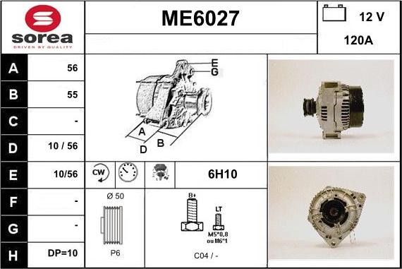 Sera ME6027 - Alternatore autozon.pro