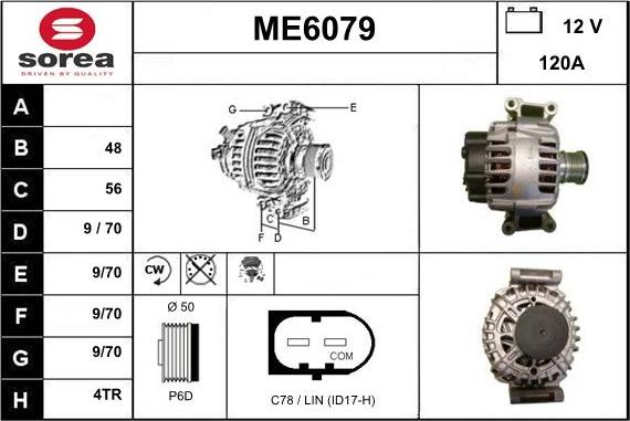 Sera ME6079 - Alternatore autozon.pro