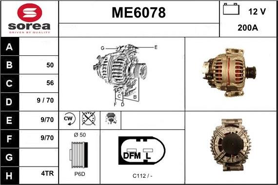 Sera ME6078 - Alternatore autozon.pro