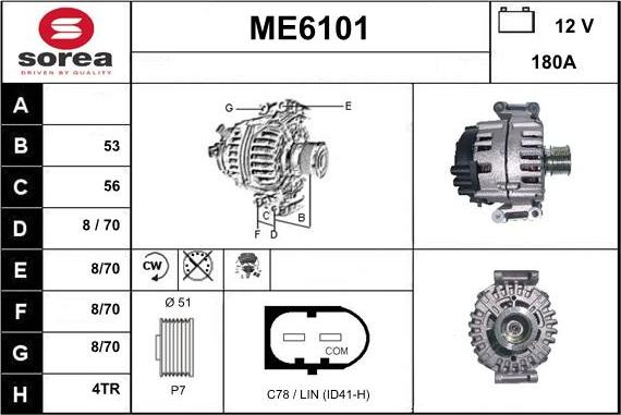 Sera ME6101 - Alternatore autozon.pro