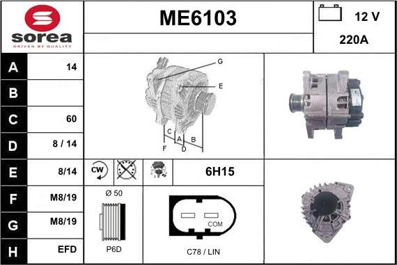 Sera ME6103 - Alternatore autozon.pro