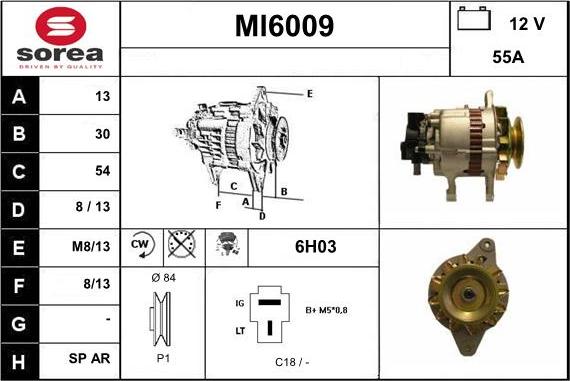 Sera MI6009 - Alternatore autozon.pro