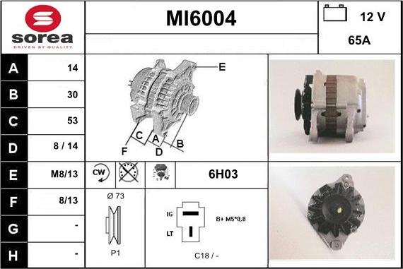 Sera MI6004 - Alternatore autozon.pro