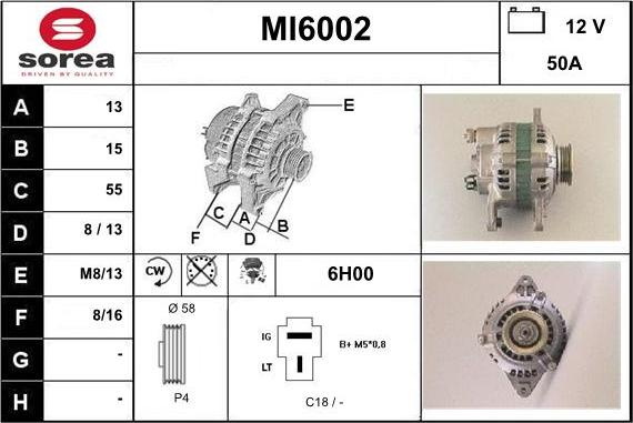 Sera MI6002 - Alternatore autozon.pro