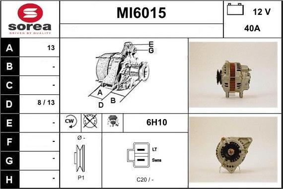 Sera MI6015 - Alternatore autozon.pro