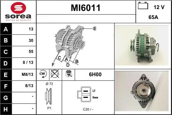 Sera MI6011 - Alternatore autozon.pro