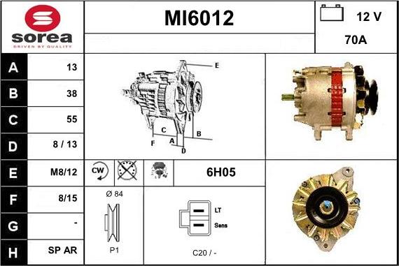 Sera MI6012 - Alternatore autozon.pro