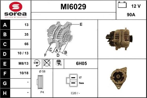 Sera MI6029 - Alternatore autozon.pro