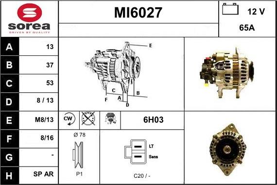 Sera MI6027 - Alternatore autozon.pro