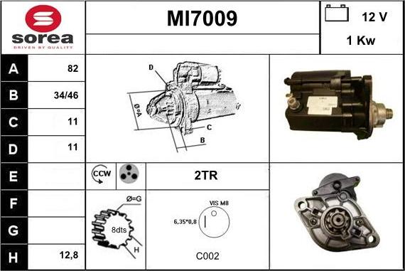 Sera MI7009 - Motorino d'avviamento autozon.pro