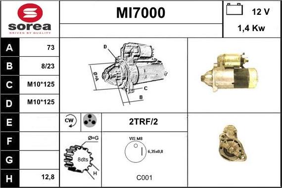 Sera MI7000 - Motorino d'avviamento autozon.pro