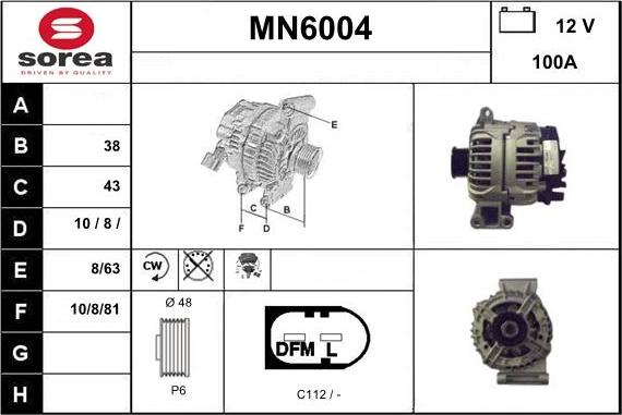 Sera MN6004 - Alternatore autozon.pro