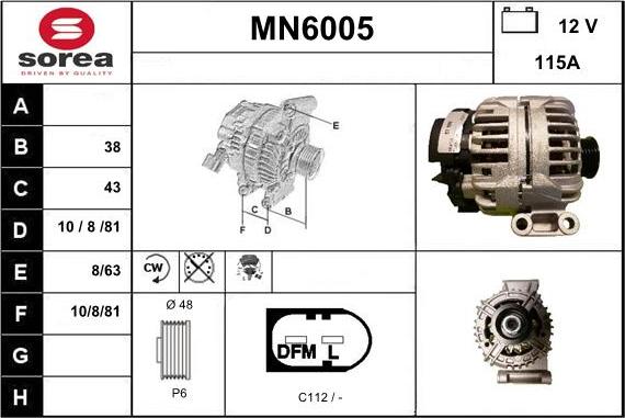 Sera MN6005 - Alternatore autozon.pro