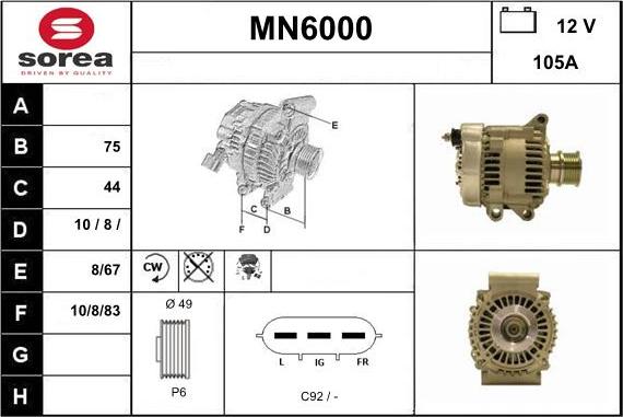 Sera MN6000 - Alternatore autozon.pro