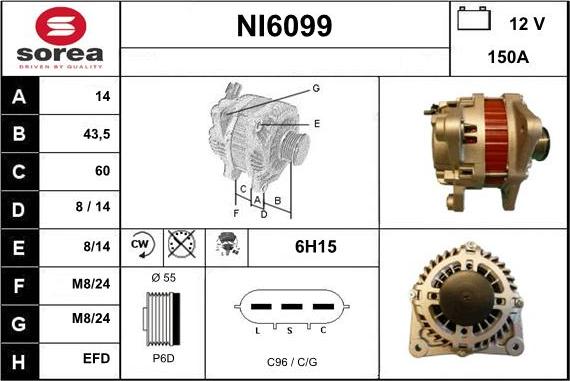 Sera NI6099 - Alternatore autozon.pro