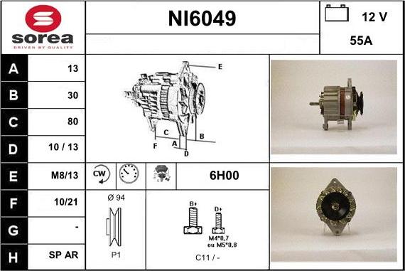 Sera NI6049 - Alternatore autozon.pro