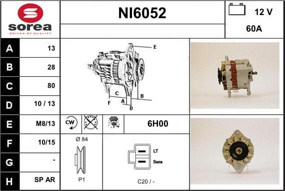 Sera NI6052 - Alternatore autozon.pro