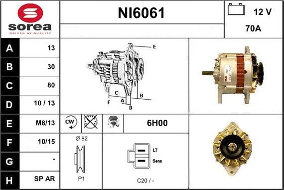 Sera NI6061 - Alternatore autozon.pro