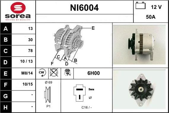 Sera NI6004 - Alternatore autozon.pro