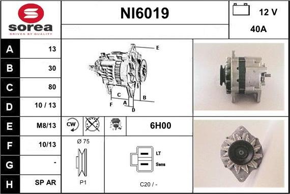 Sera NI6019 - Alternatore autozon.pro