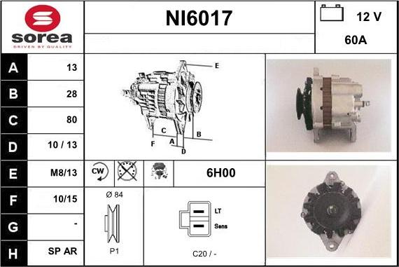 Sera NI6017 - Alternatore autozon.pro